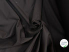 GABARDINE DE COTON LOURDE NOIR LEGEREMENT SATINE - My Little Coupon