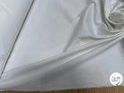 GABARDINE DE COTON LOURDE SATINÉE STRETCH FINITION IMPÉCABLE BLANC - My Little Coupon