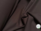 GABARDINE DE COTON LOURDE SERGÉE BELLE TENUE BROWN - My Little Coupon