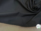 GABARDINE DE COTON LOURDE SERGÉE PARFAITE TENUE NOIR - My Little Coupon