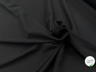 GABARDINE DE COTON NOIR ITALIE LAIZE 153CM - My Little Coupon