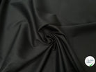 GABARDINE DE COTON NOIR SATINÉ - My Little Coupon