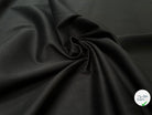 GABARDINE DE COTON NOIR SATINÉ - My Little Coupon