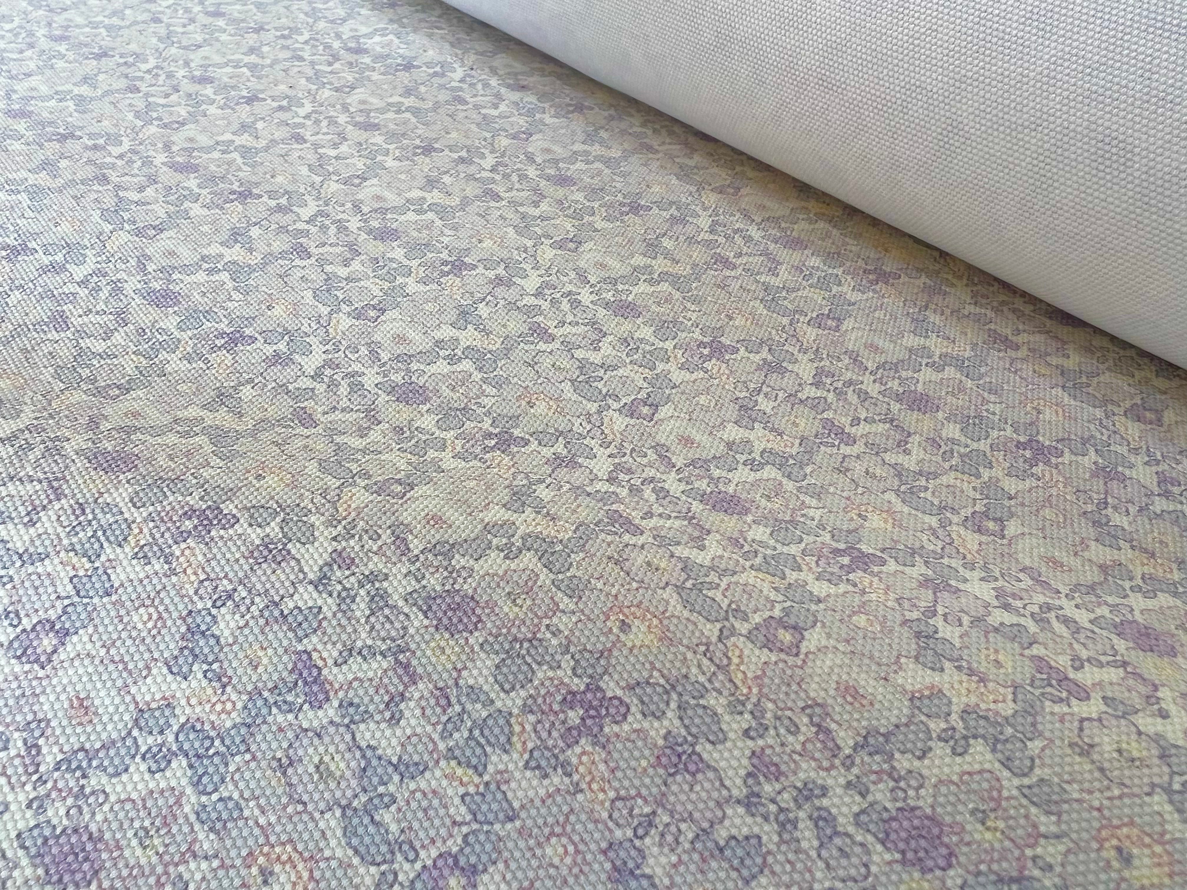 GABARDINE DE COTON PARTERRE DE FLEURS FONDUES - My Little Coupon
