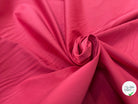 GABARDINE DE COTON ROSE LEGREMENT SATINÉ STRETCH - My Little Coupon