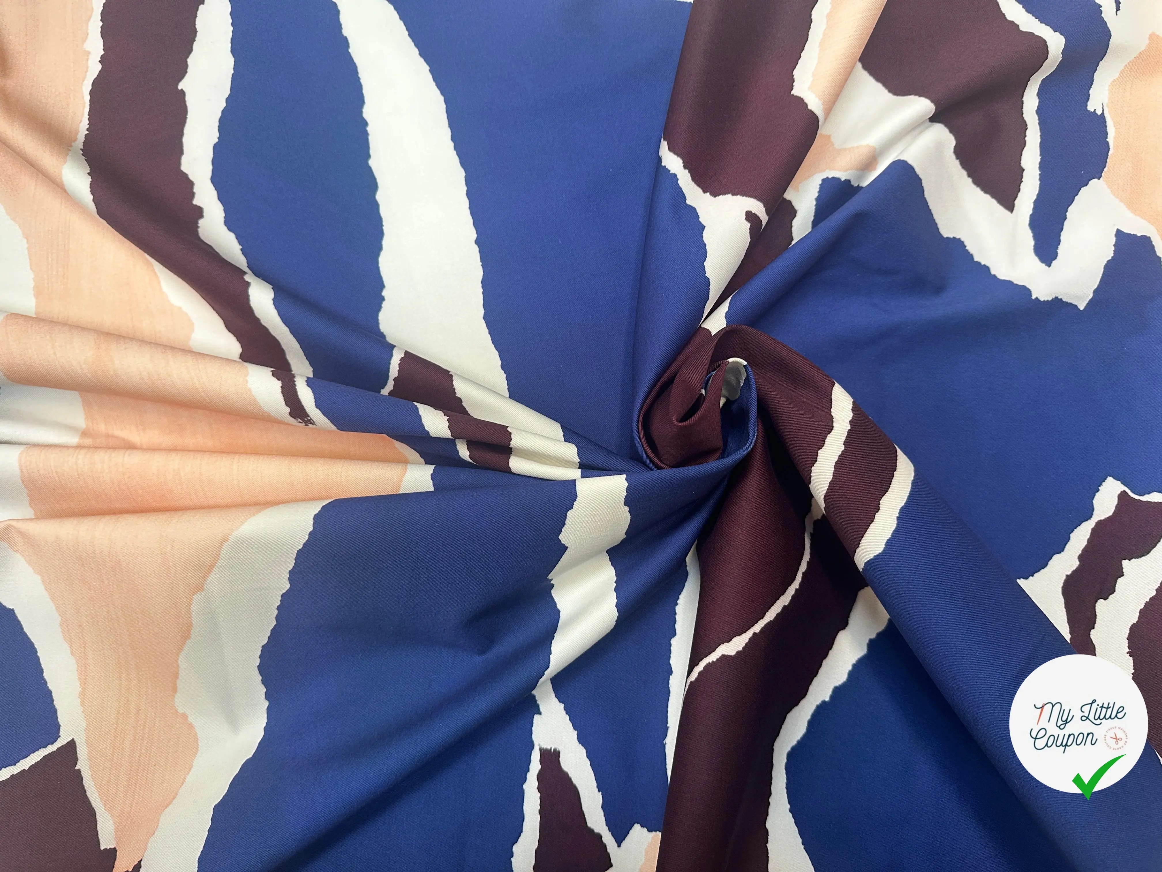 GABARDINE DE COTON STRECTH CAMOUFLAGE CONTEMPORAIN - My Little Coupon