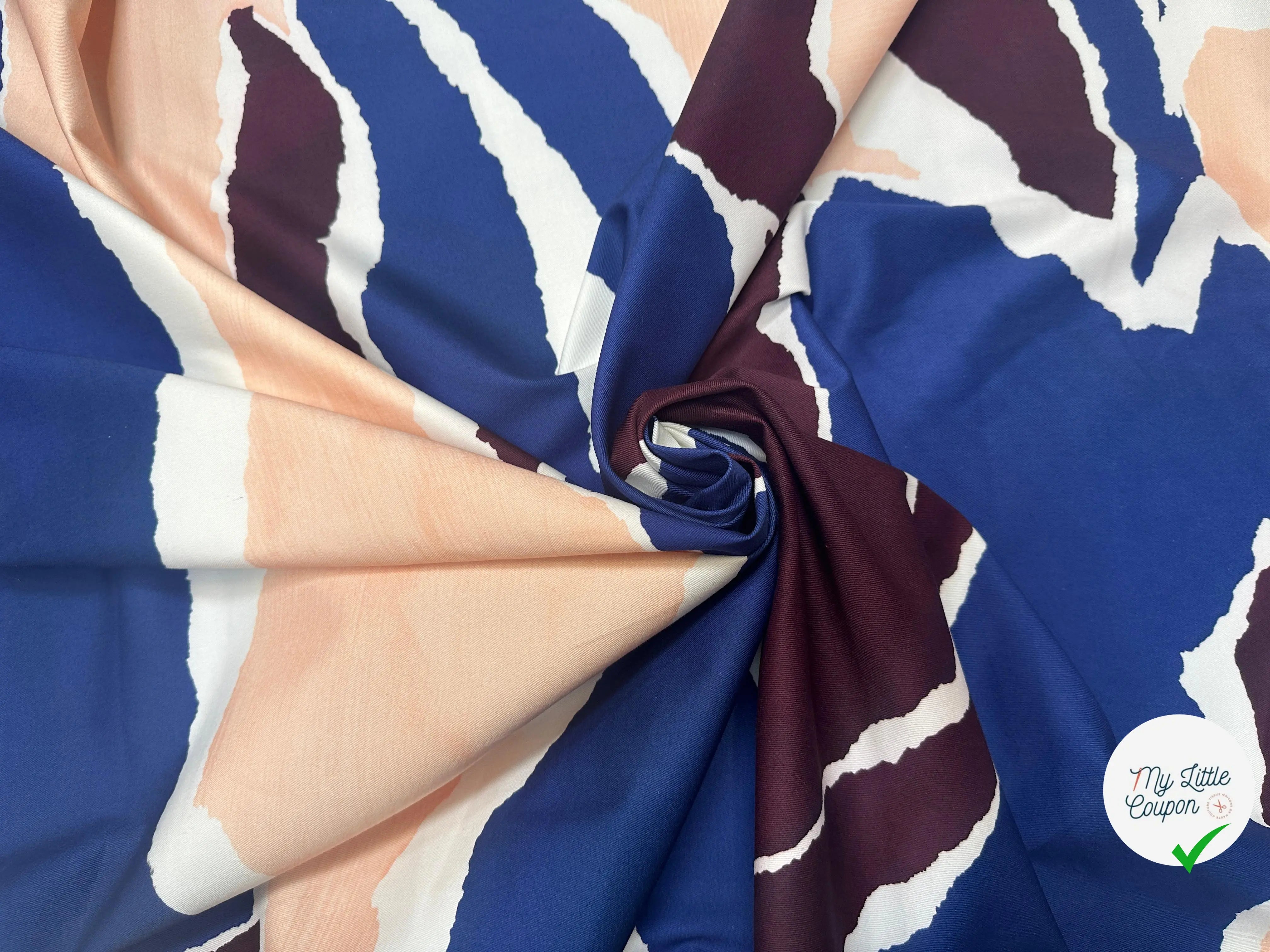 GABARDINE DE COTON STRECTH CAMOUFLAGE CONTEMPORAIN - My Little Coupon