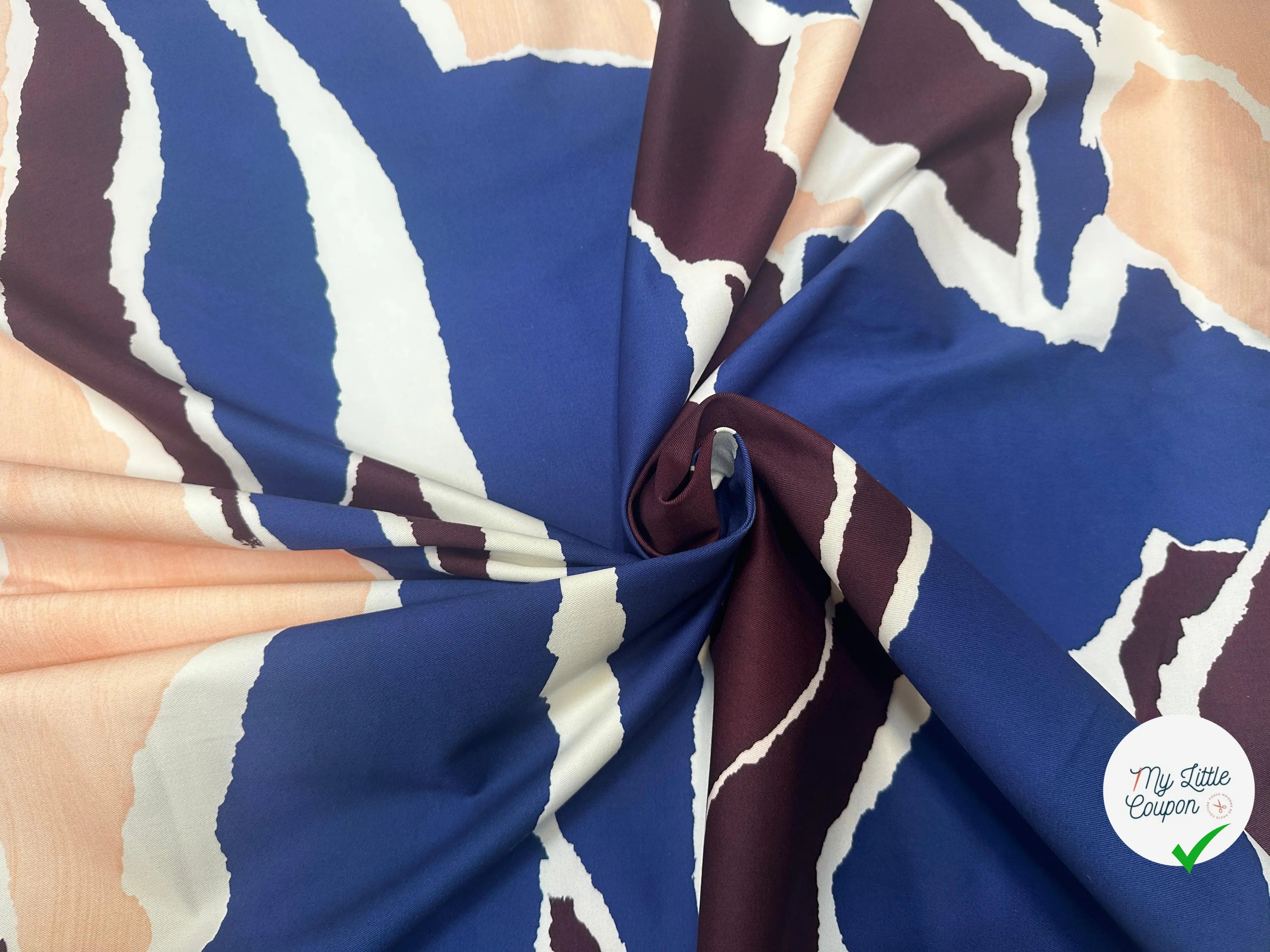 GABARDINE DE COTON STRECTH CAMOUFLAGE CONTEMPORAIN - My Little Coupon