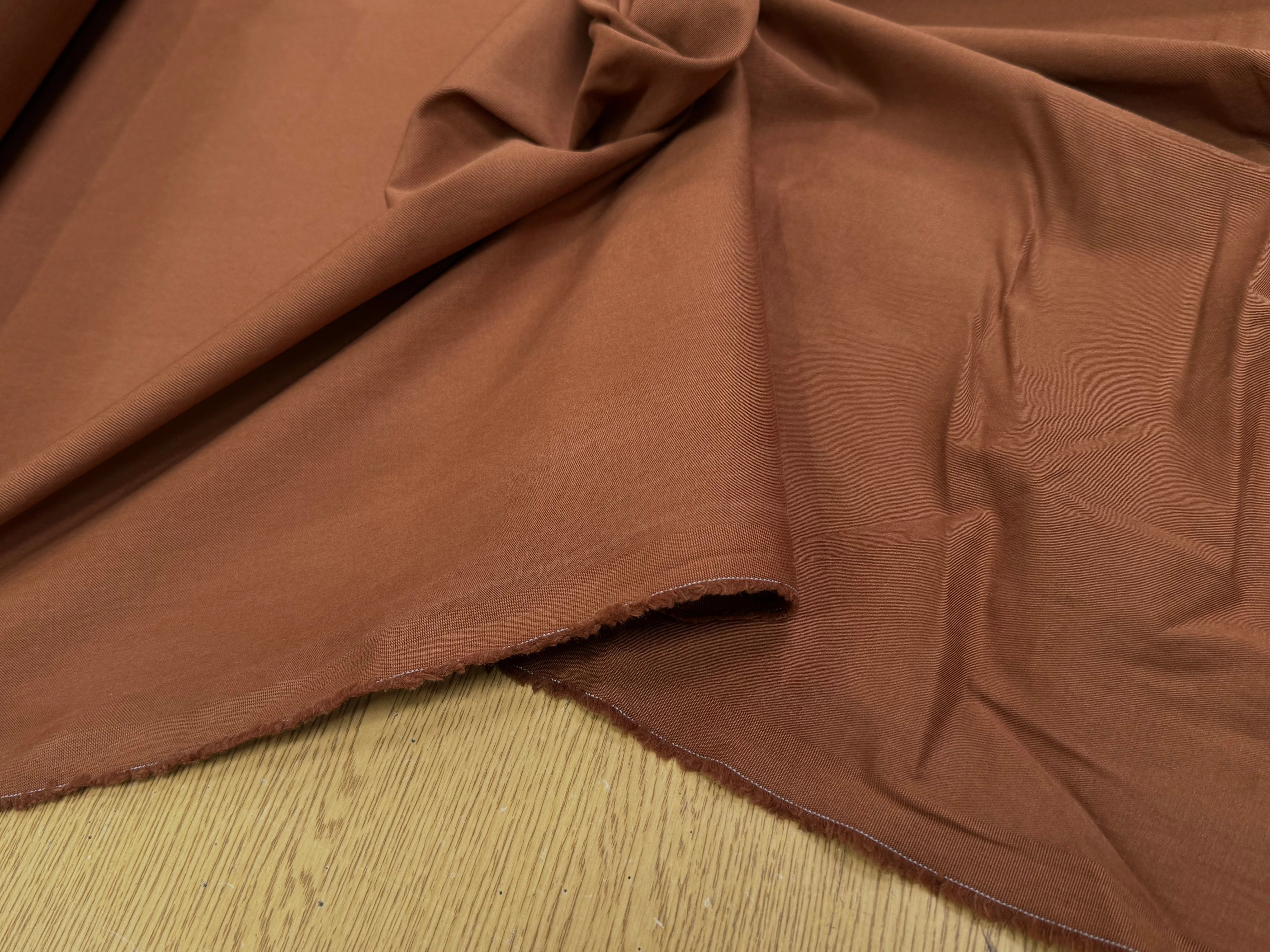 GABARDINE DE COTON STRETCH CARAMEL COUTURE - My Little Coupon