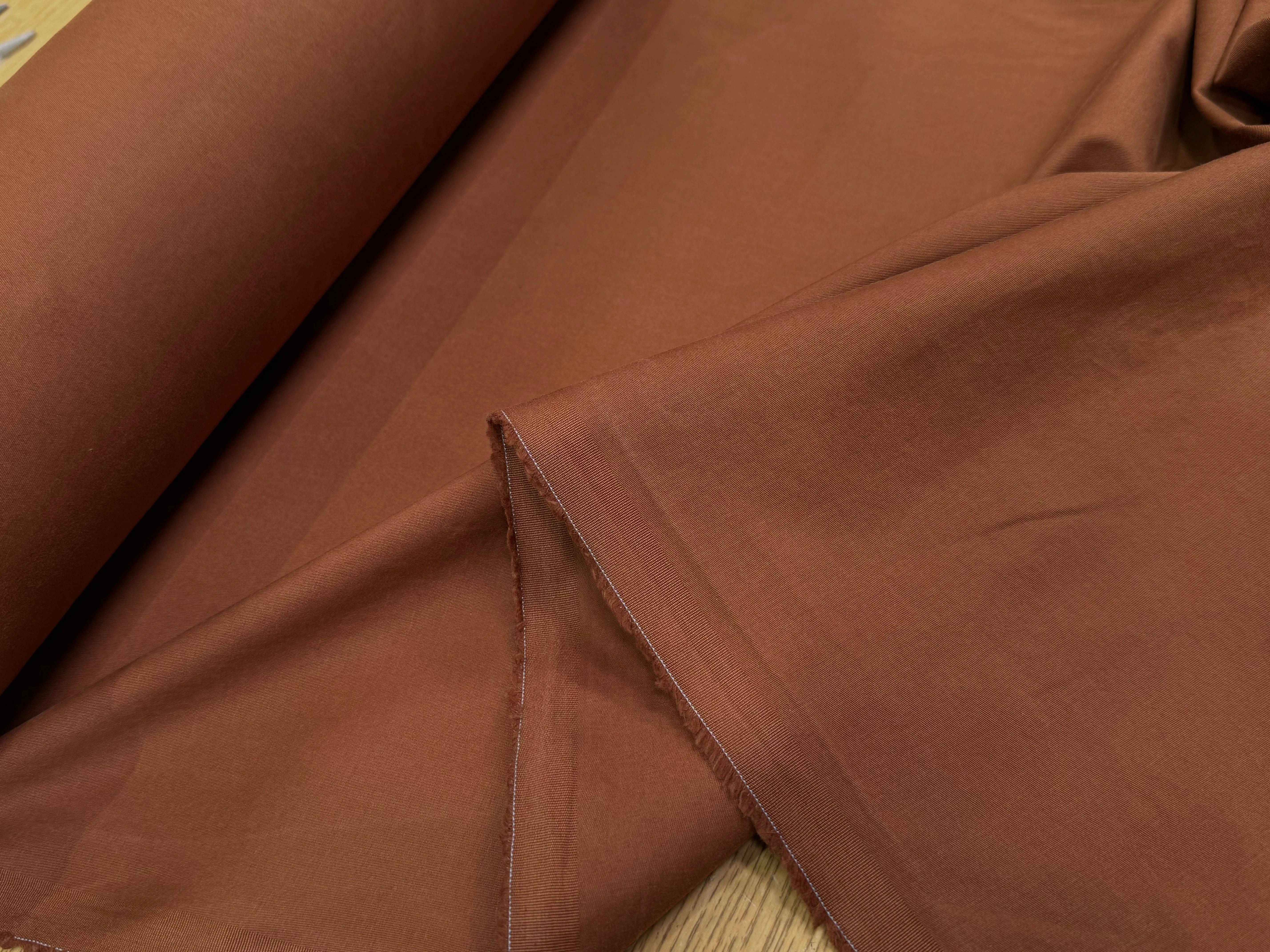 GABARDINE DE COTON STRETCH CARAMEL COUTURE - My Little Coupon