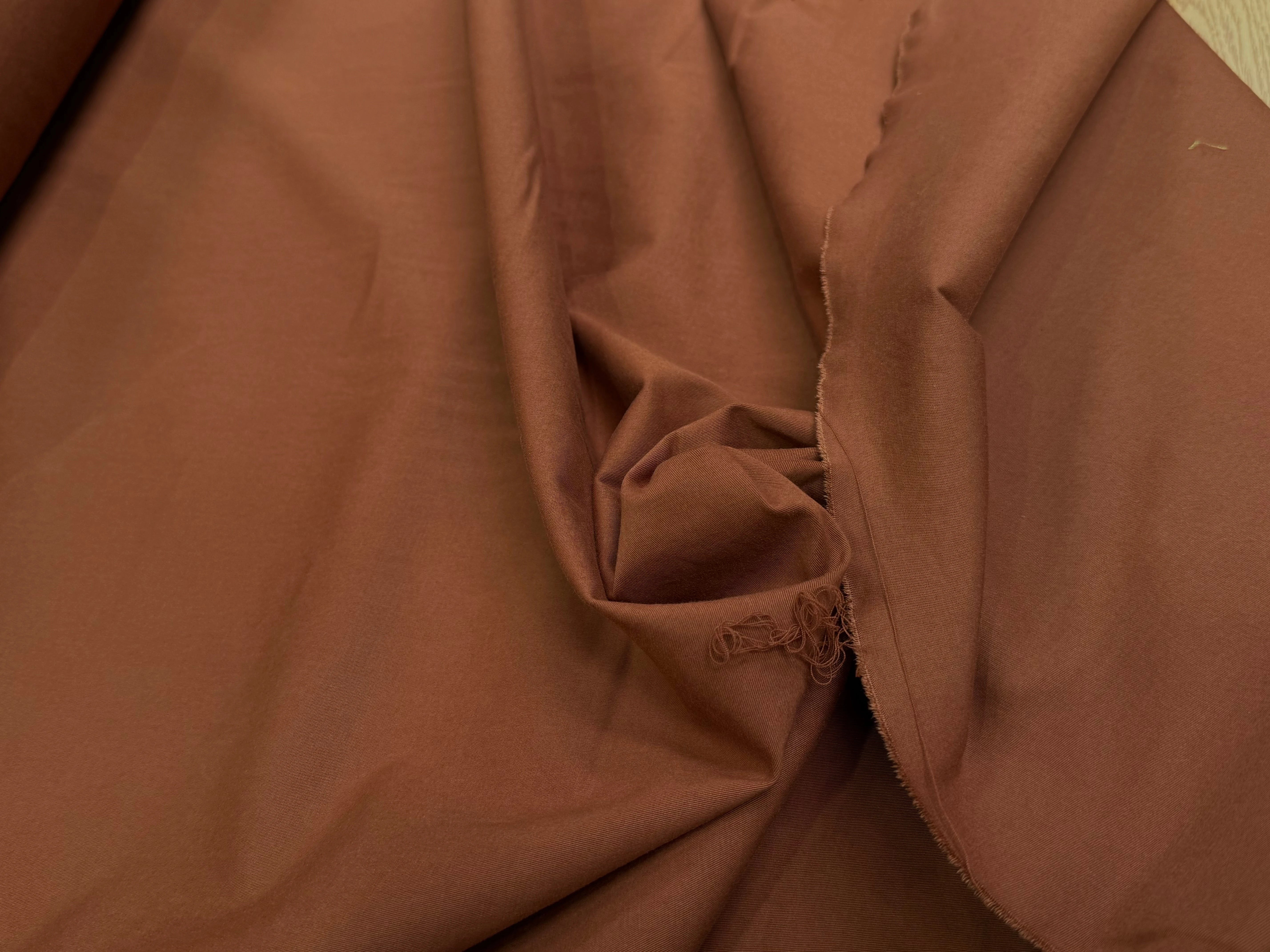 GABARDINE DE COTON STRETCH CARAMEL COUTURE - My Little Coupon