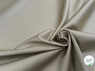 GABARDINE DE COTON STRETCH LÉGÈREMENT SATINÉ BEIGE SABLE HYPER CHIC - My Little Coupon