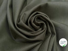 GABARDINE DE COTON STRIÉ KAKI - My Little Coupon
