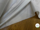 GABARDINE DE COTON STRIÉE BLANC - My Little Coupon