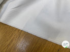 GABARDINE DE COTON STRIÉE BLANC - My Little Coupon