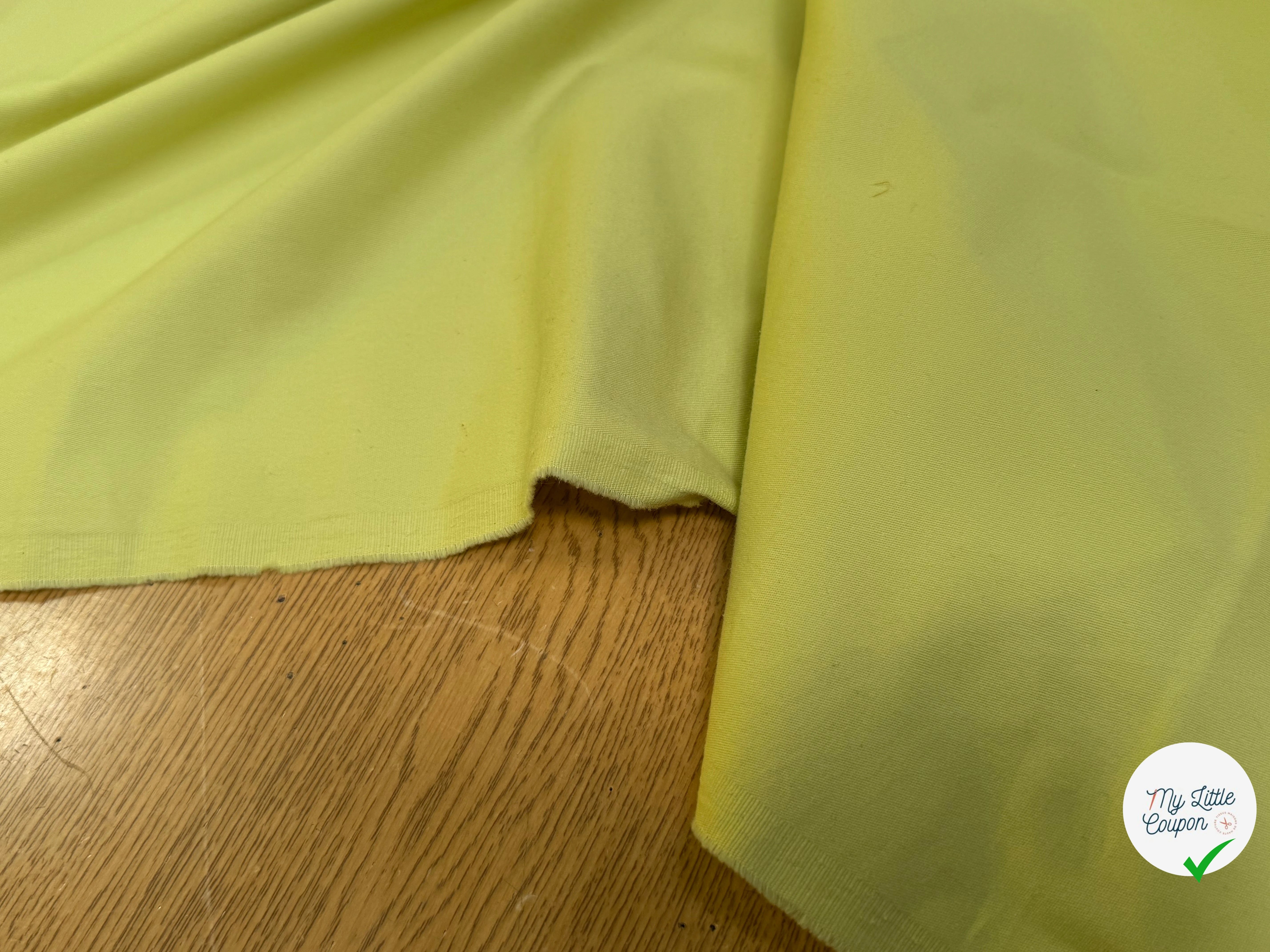 GABARDINE DE COTON SUBLIME BELLE TENUE LIMONADE ULTRA STRETCH - My Little Coupon