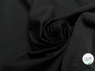 GABARDINE DE COTON SUBLIME NOIR - My Little Coupon