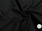 GABARDINE DE COTON UNI NOIR STRETCH - My Little Coupon