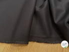 GABARDINE DE LAINE CHOCOLAT NOIR LOURDE ET SOUPLE - My Little Coupon