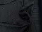 GABARDINE DE LAINE NOIR FINES RAYURES - My Little Coupon