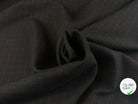 GABARDINE DE LAINE NOIR QUADRILLÉ ROUGE MLC INTERN