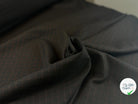 GABARDINE DE LAINE NOIR QUADRILLÉ ROUGE MLC INTERN