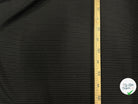GABARDINE DE LAINE NOIRE PIN STRIPES WHITE MLC INTERN