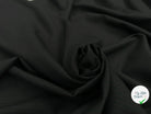 GABARDINE DE LAINE NOIRE PINSTRIPES ROUGE MLC INTERN