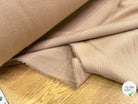 GABARDINE DE LAINE SOUPLE STRIÉE BEIGE MARRONÉ 98% LAINE - My Little Coupon