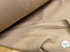 GABARDINE DE LAINE SOUPLE STRIÉE BEIGE MARRONÉ 98% LAINE - My Little Coupon