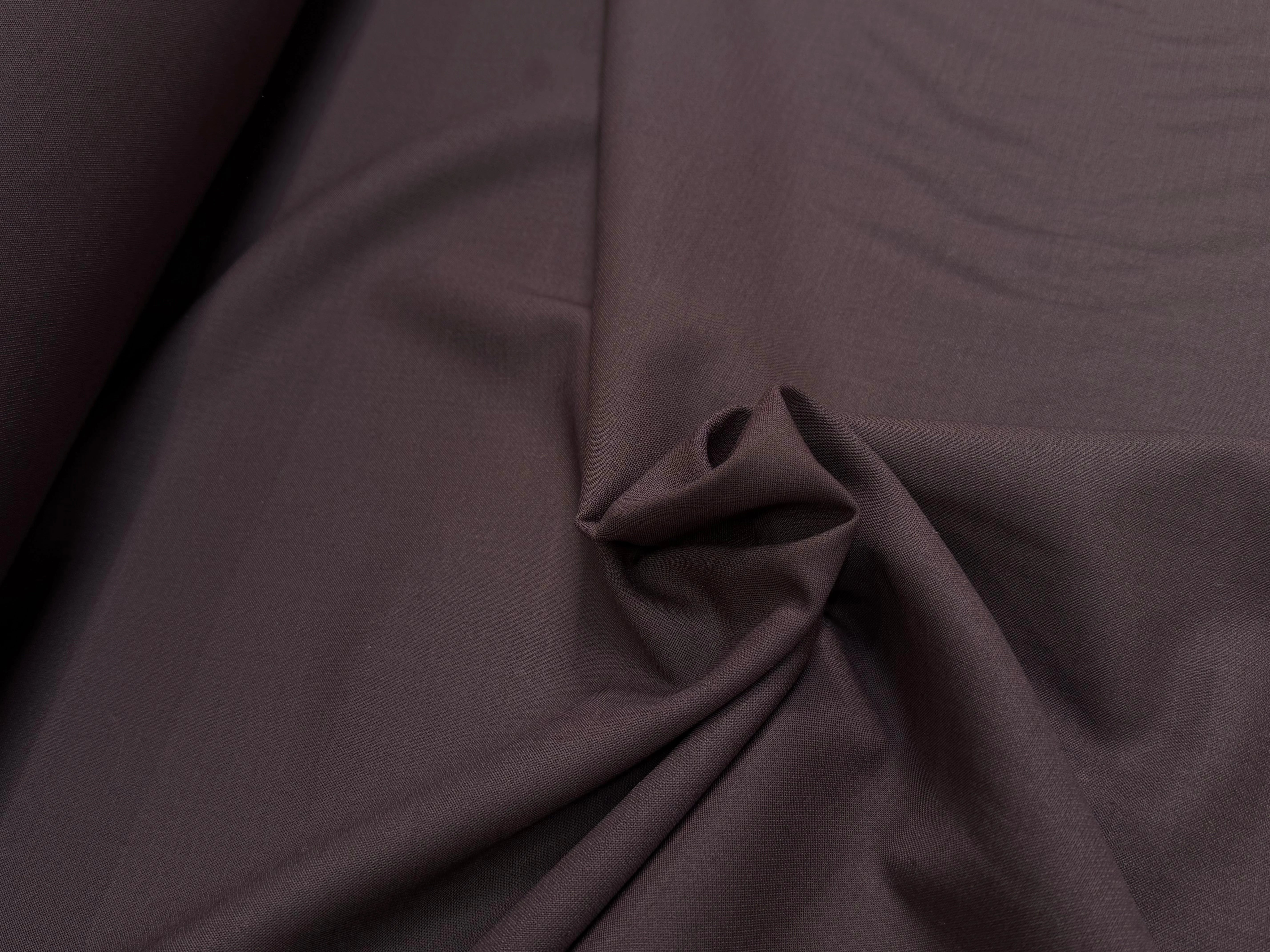 GABARDINE DE LAINE STRETCH TRÈS BELLE TENUE MARRON - My Little Coupon