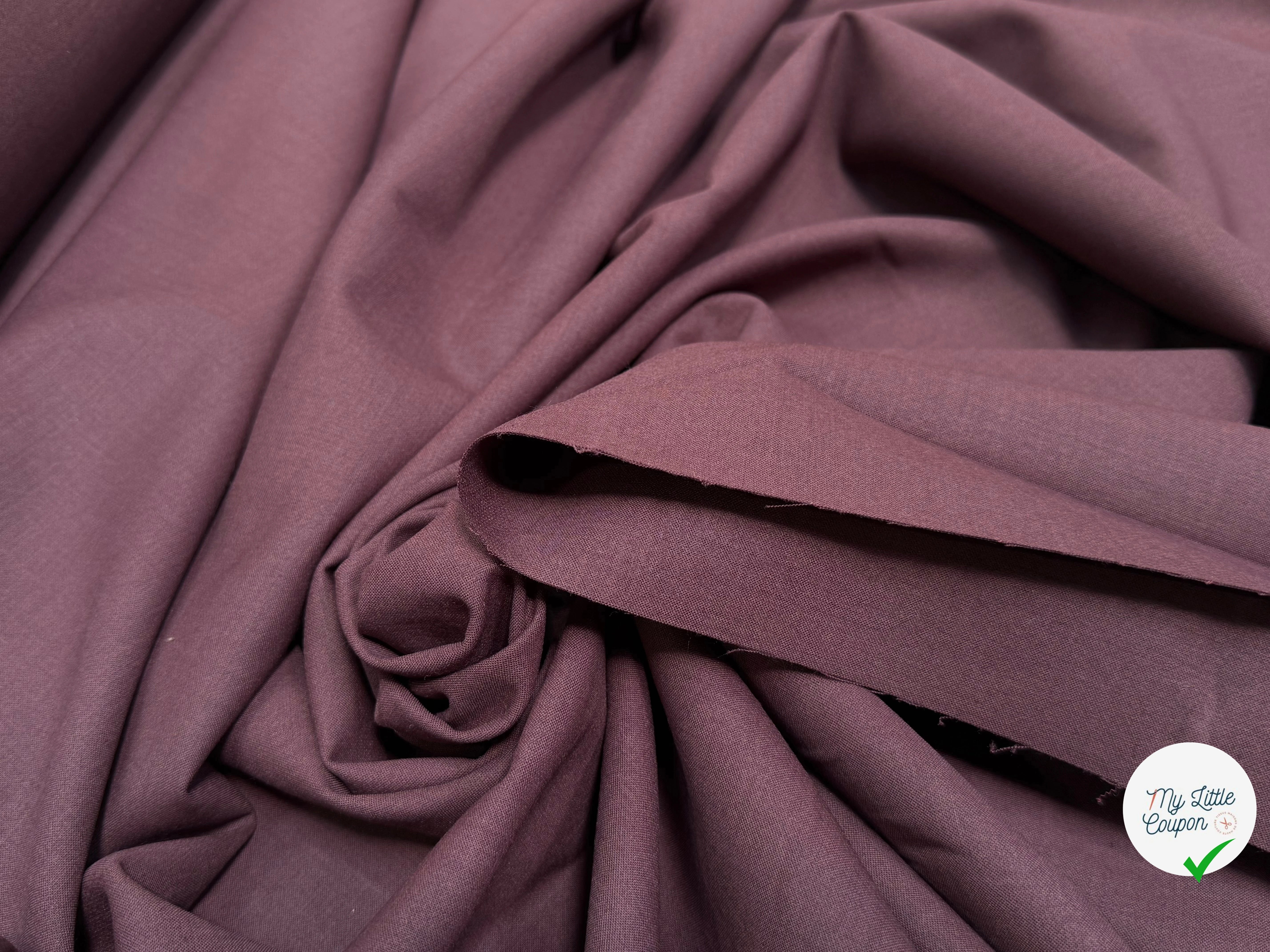 GABARDINE DE LAINE ULTRA BEAU TRÈS BELLE TENUE CHOCO BORDEAUX - My Little Coupon