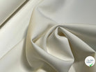 GABARDINE DOUBLE ETOFFE BLANC CASSÉ LÉGÈREMENT STRETCH  BELLE TENUE - My Little Coupon