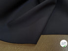 GABARDINE DOUBLE ÉTOFFE TRÈS LÉGÈREMENT SATINÉE NOIR STRETCH - My Little Coupon