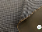 GABARDINE DOUBLE FACE MOTIF PIED DE POULE FACE SERGÉE - My Little Coupon