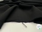 GABARDINE FINE DE LAINE NOIRE EXTENSIBLE - My Little Coupon - tissu - coudre