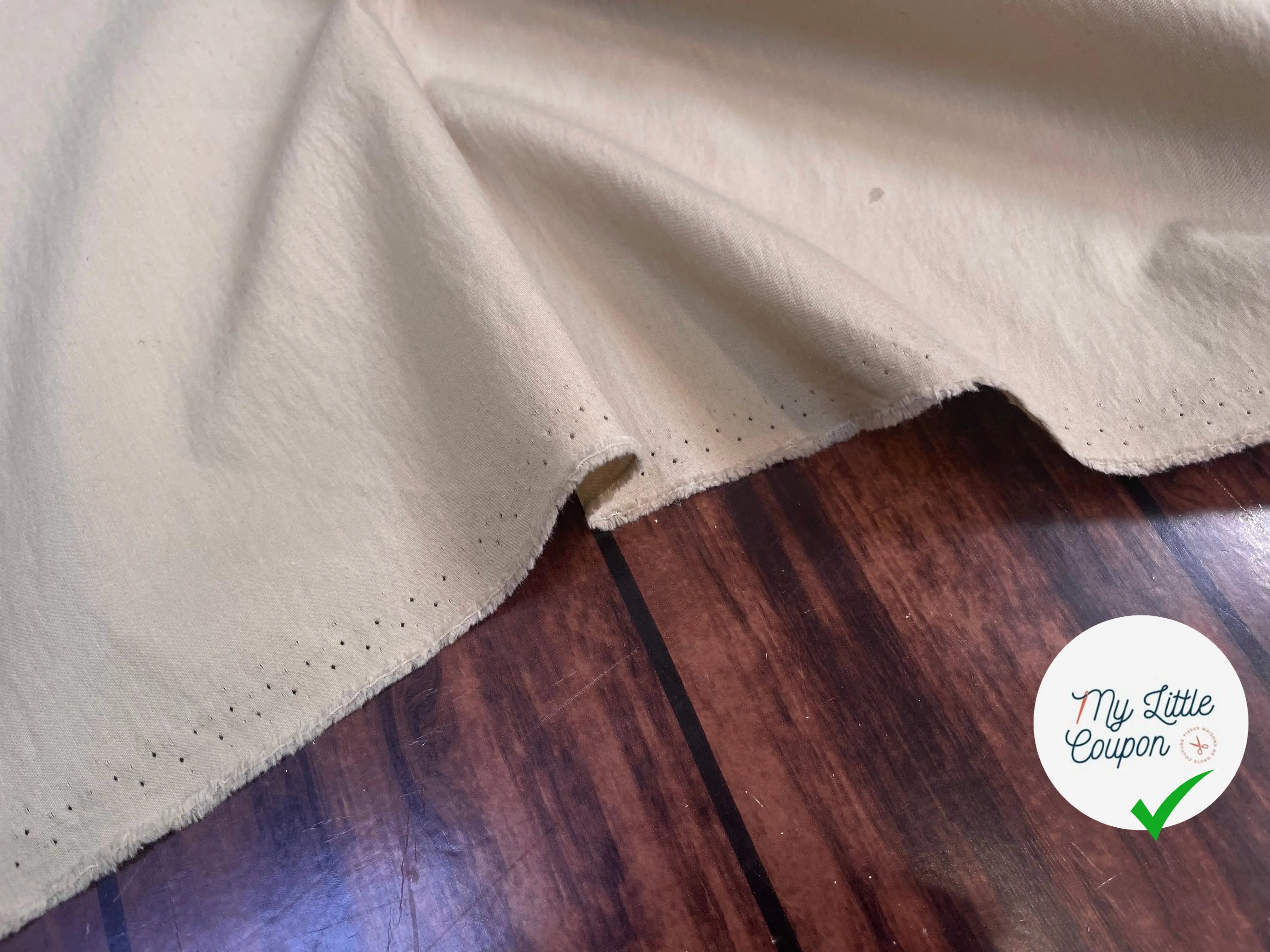 GABARDINE FINE LINEASSE 41271T BEIGE - My Little Coupon