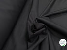 GABARDINE FINEMENT SERGÉE DÉPERLANTE ET BRILLANTE TOMBÉ SUBLIME NOIR MADE IN ITALY - My Little Coupon