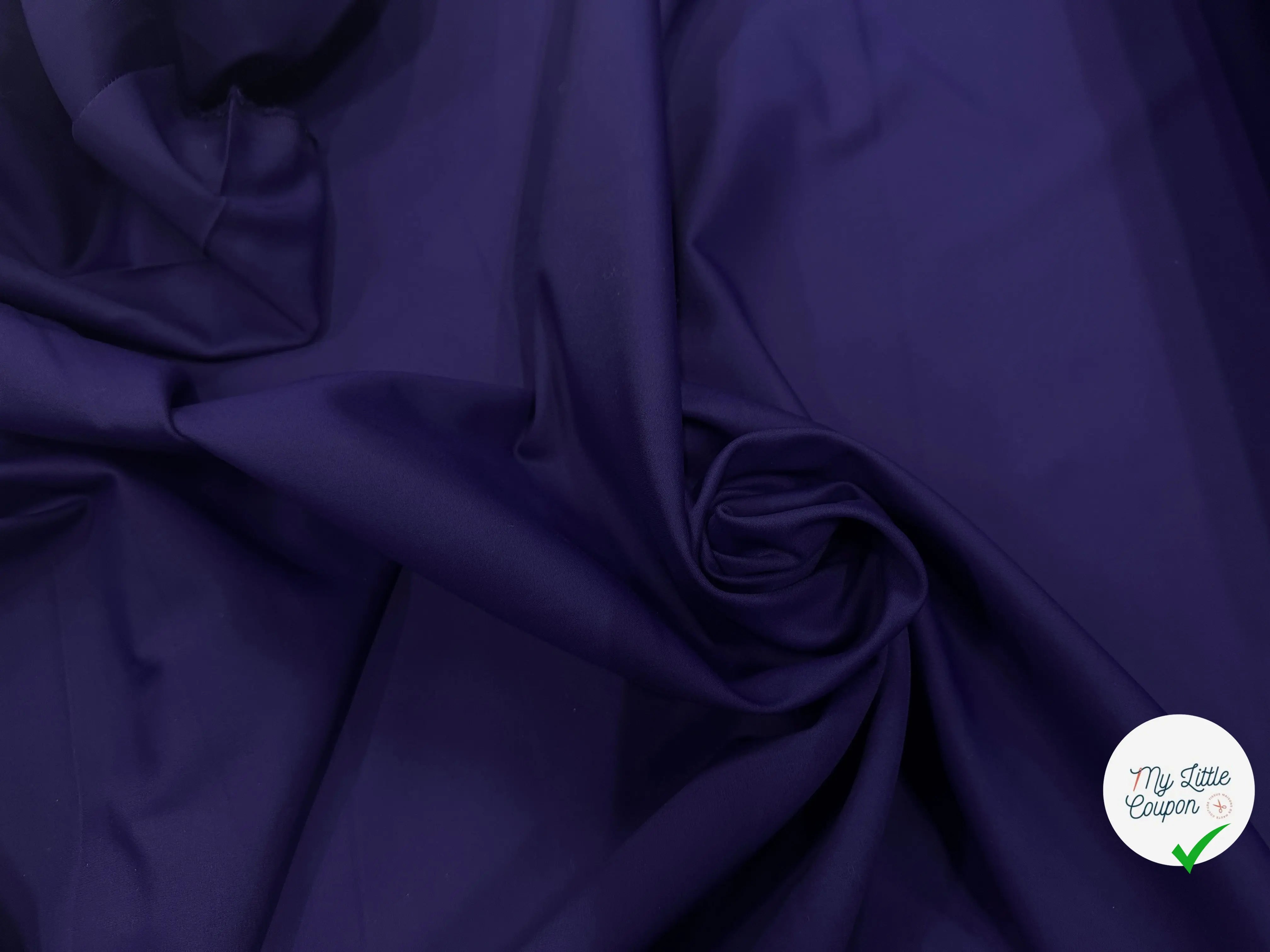 GABARDINE FLUIDE STRETCH SERGÉ ANVERSA ROSSOFORTE 6%EA BLEU VIOLET MSO