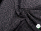 GABARDINE IMPRIMÉ EONDES VIOLET FONCÉ NOIR - My Little Coupon