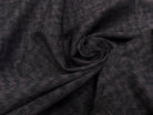 GABARDINE IMPRIMÉ EONDES VIOLET FONCÉ NOIR - My Little Coupon