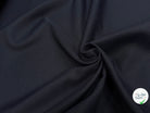GABARDINE JAPAN QUALITÉ COUTURE BLEU NUIT TOMBER LOURD - My Little Coupon