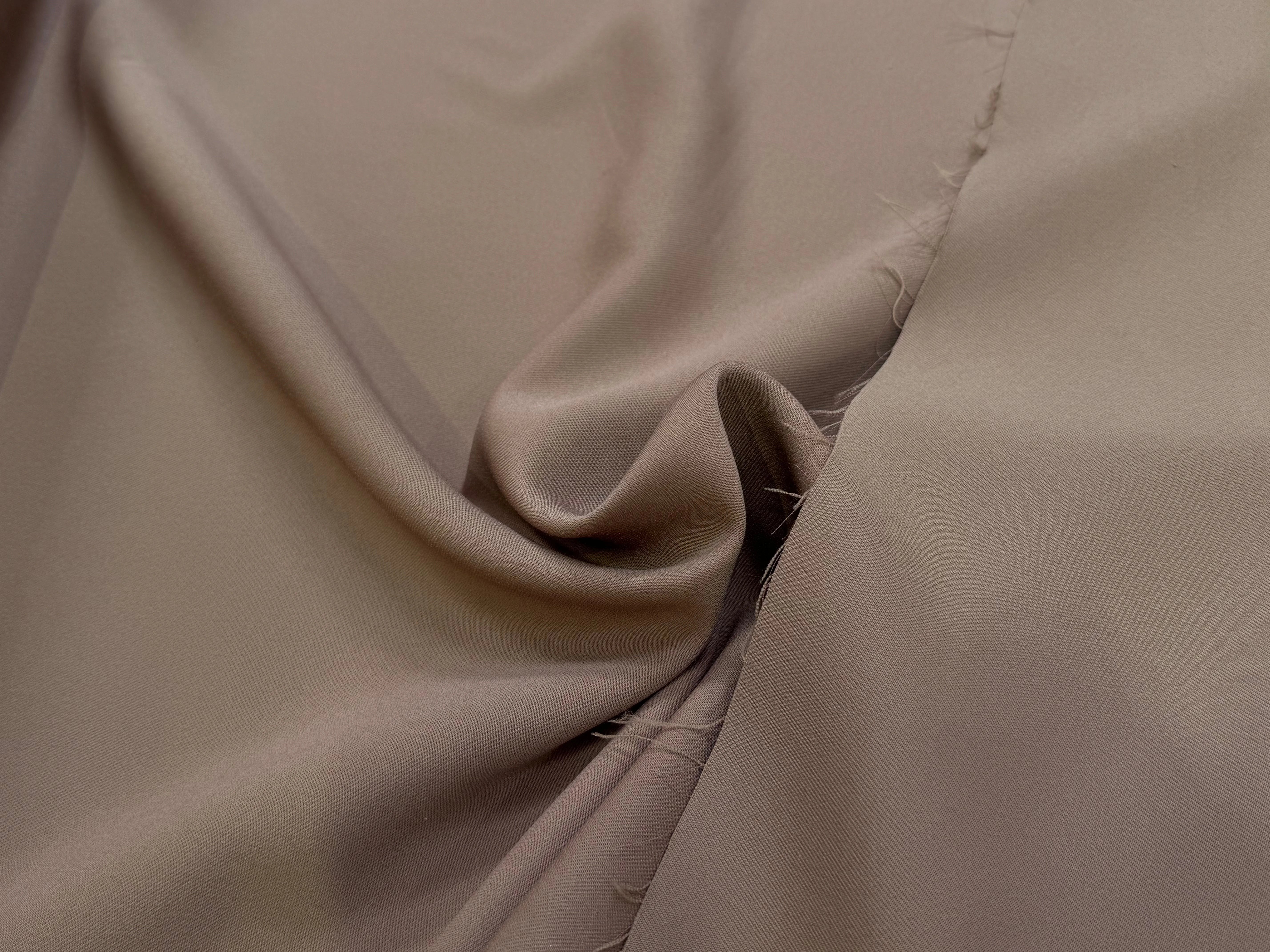 GABARDINE JAPON QUALITÉ COUTURE BEAU TOMBÉ CAFÉ - My Little Coupon
