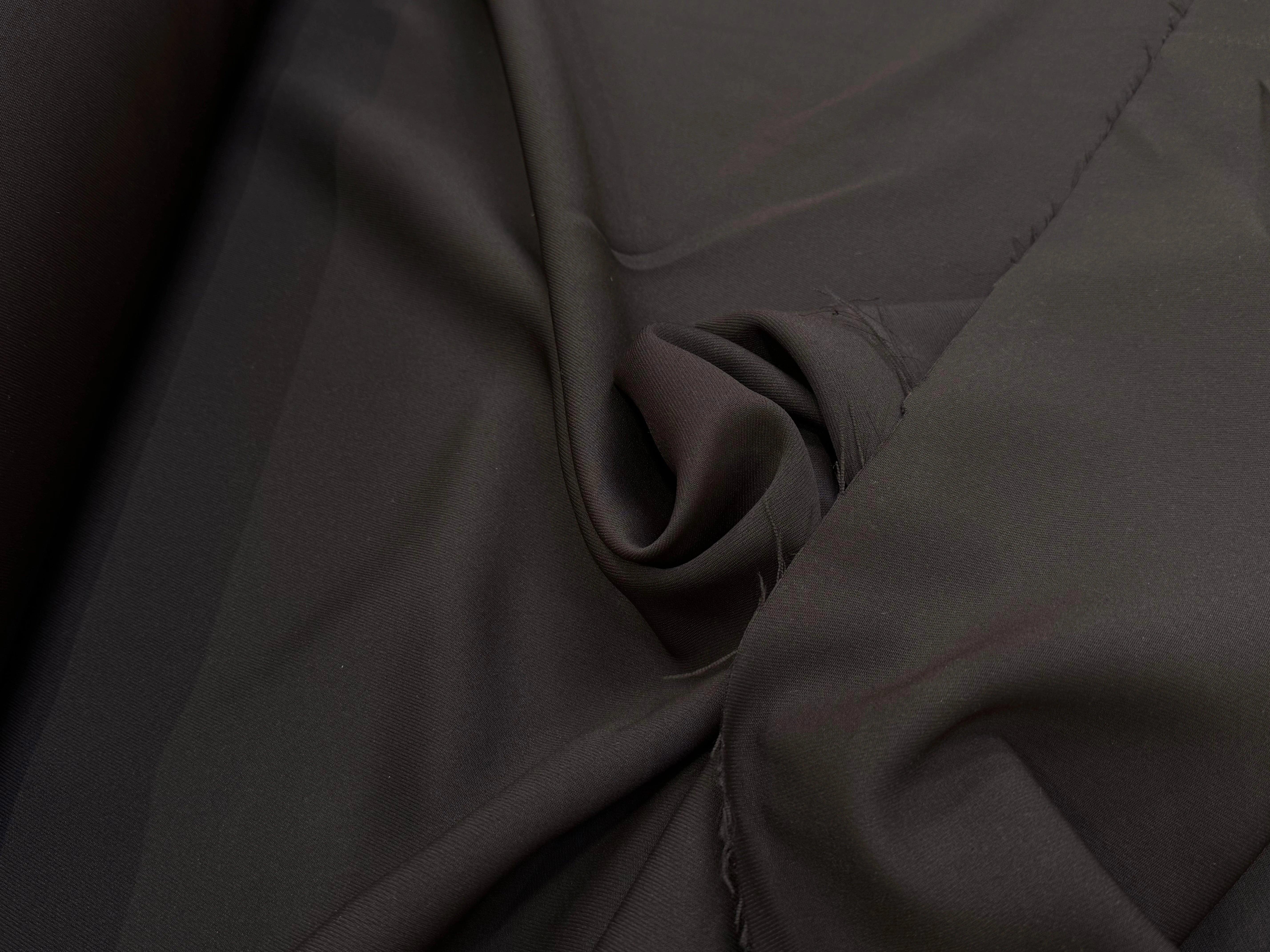 GABARDINE JAPON QUALITÉ COUTURE BEAU TOMBÉ MARRON FONCÉ - My Little Coupon