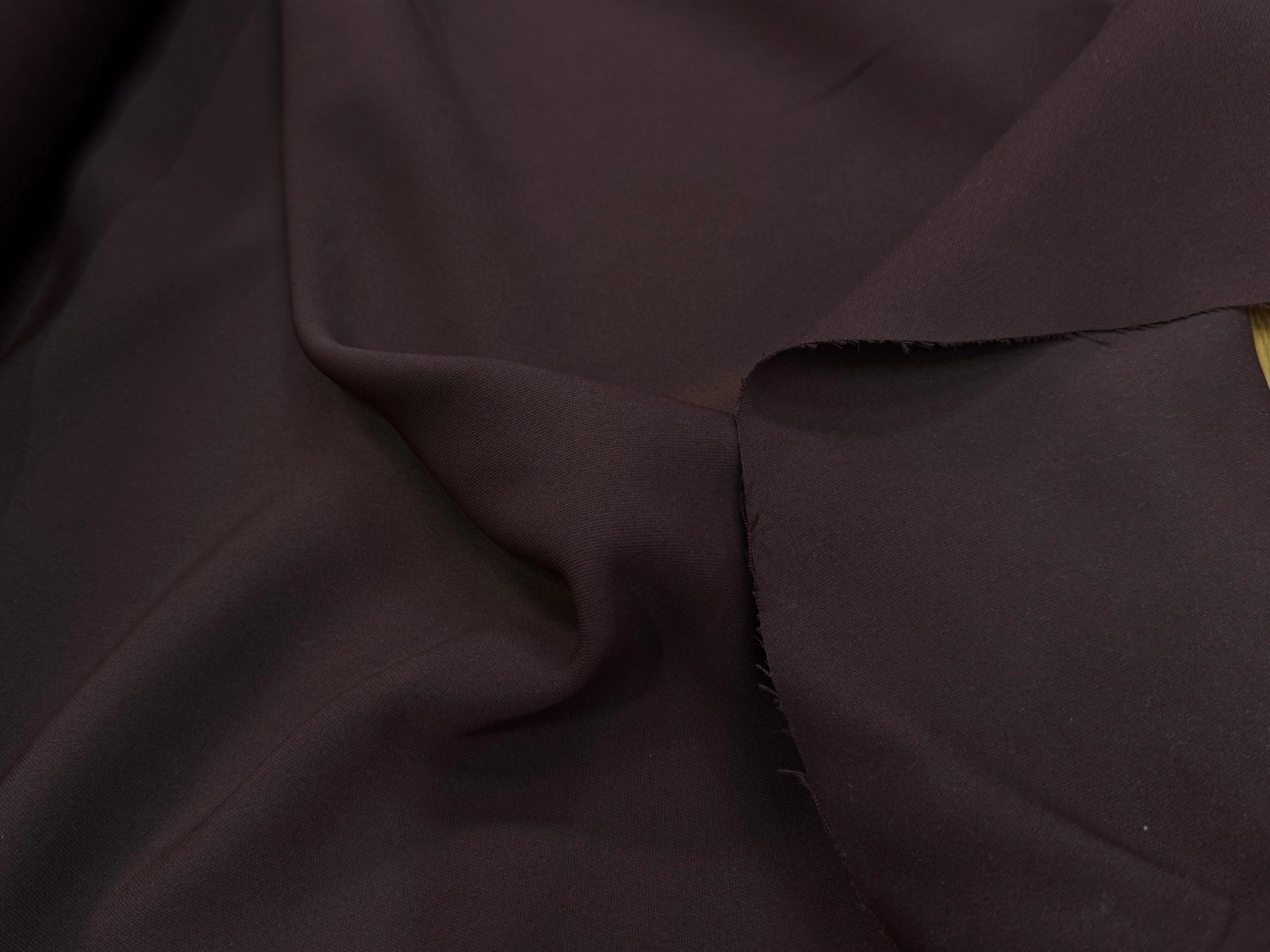 GABARDINE JAPON QUALITÉ COUTURE BEAU TOMBÉ MARRON - My Little Coupon
