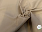 GABARDINE LÈGEREMENT STRIÉE COULEUR SAHARA - My Little Coupon