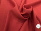 GABARDINE LÈGEREMENT STRIÉE POLYESTER COULEUR POPPY - My Little Coupon
