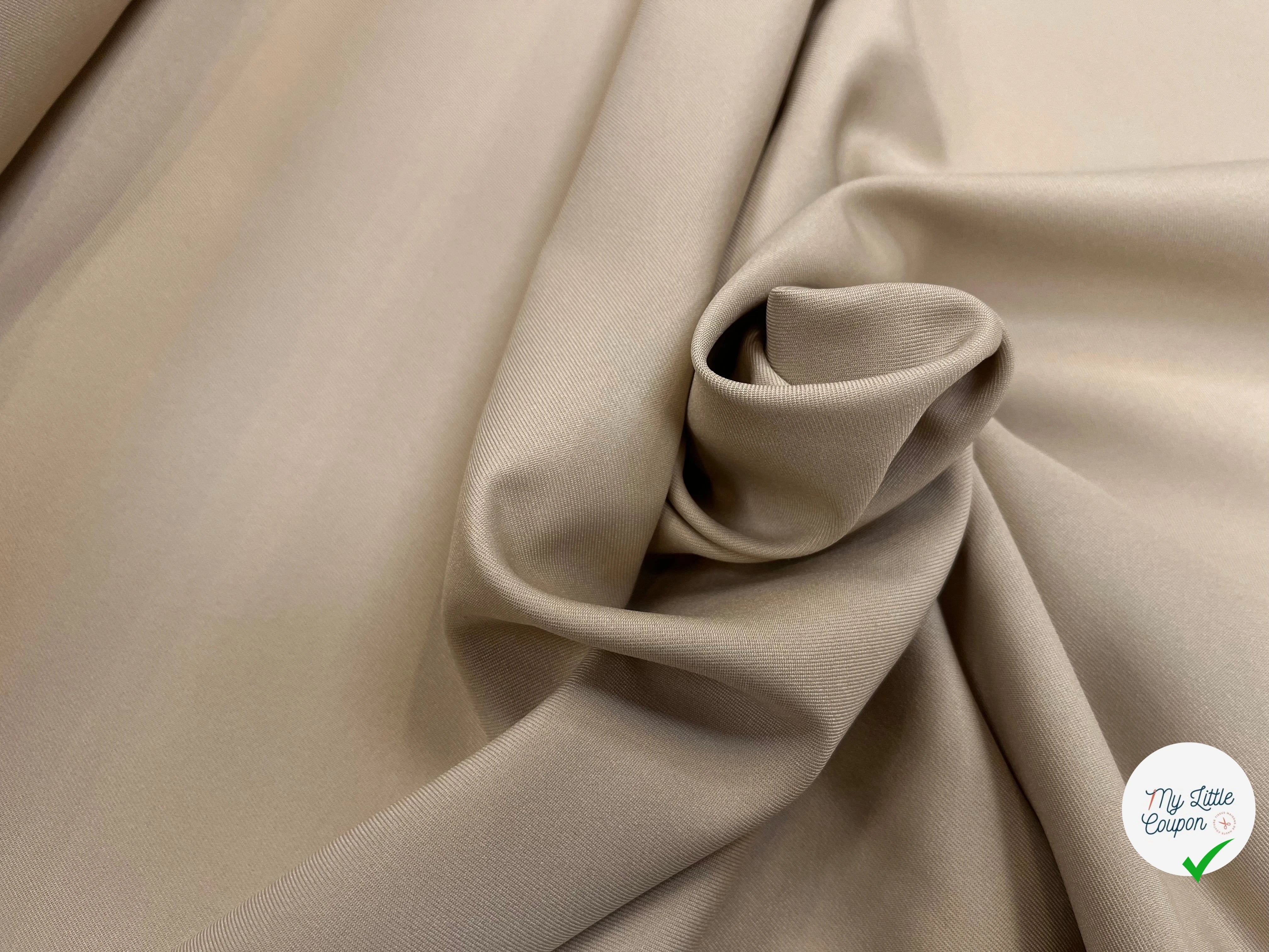 GABARDINE LÈGEREMENT STRIÉE SABLE - My Little Coupon