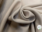 GABARDINE LEGÈREMENT STRIÉE SOUPLE POLYESTER LIGHT SAND 130CM - My Little Coupon