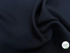 GABARDINE LEGÈREMENT STRIÉE SOUPLE POLYESTER NAVY 130CM - My Little Coupon